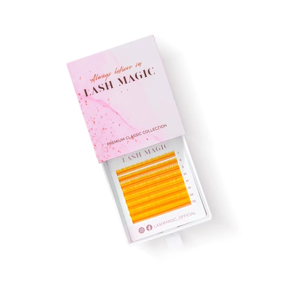 8 soros színes "classic" műszempilla 0.07