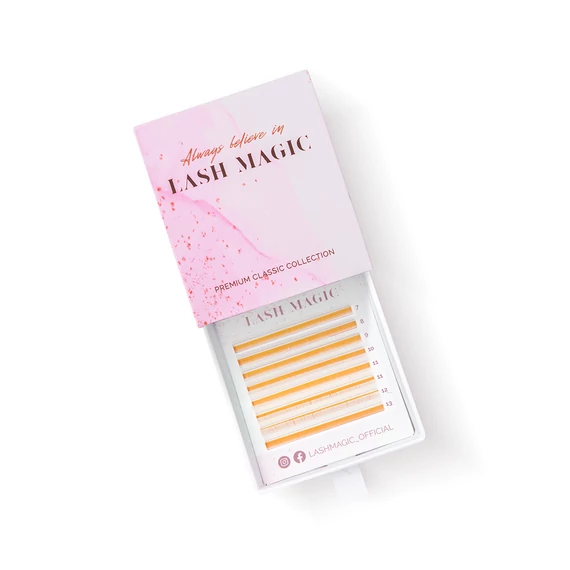 8 soros színes "classic" műszempilla 0.07