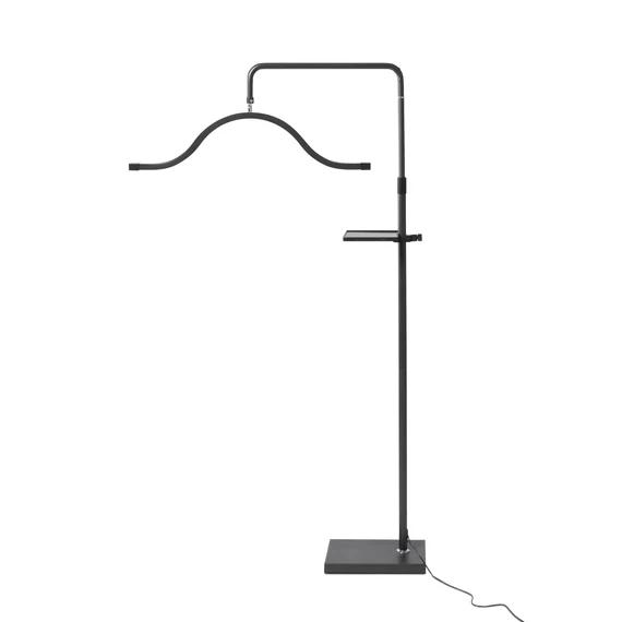 Felhő alakú kozmetikai LED lámpa kristállyal - fekete