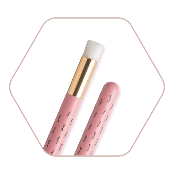 Szempillamosó kefe-mintás