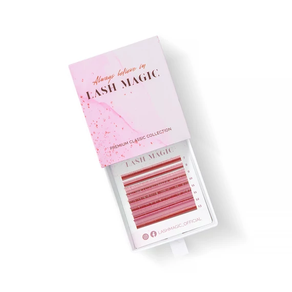 8 soros színes "classic" műszempilla 0.07